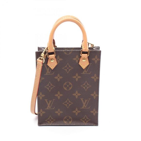 LOUIS VUITTON Brown Monogram Leather Bag - Picture 1 of 7